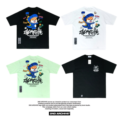[2nd Archive]恐竜柴犬Tシャツ(SAB252)