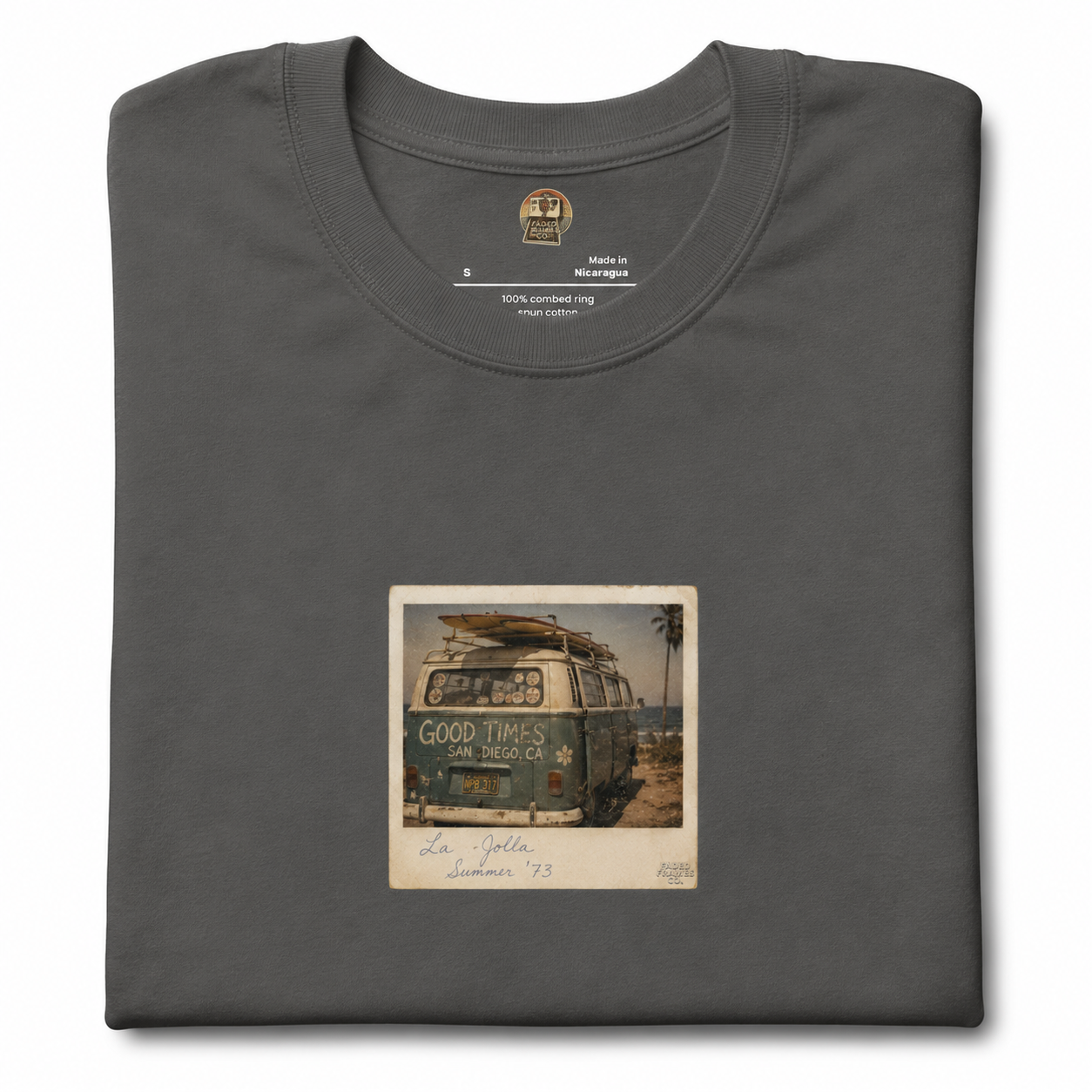 [Faded Frames Co.] サンディエゴのサーフトリップTシャツ(139)
