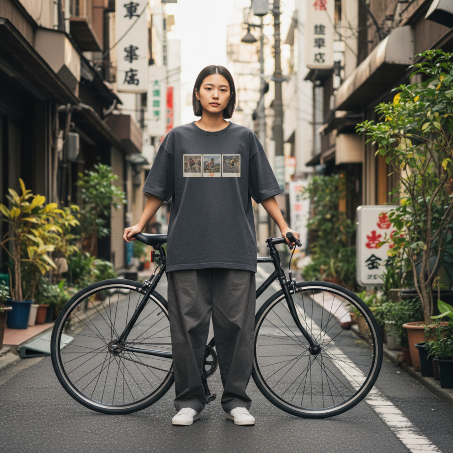 [Faded Frames Co.] ヴィンテージロードバイクTシャツ (131)