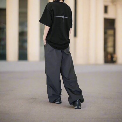 Versatile Korean parachute pants for any occasion.