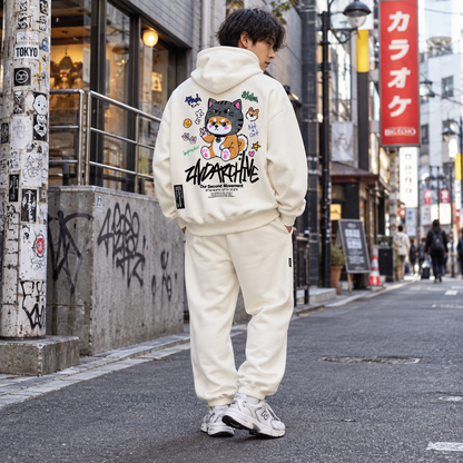[2nd Archive]不機嫌そうな猫のピースサインパーカー※セット販売あり(SAB277)