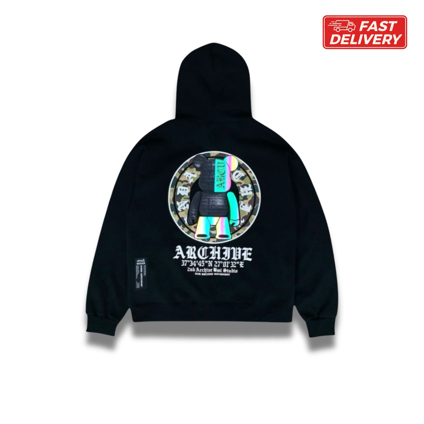 [2nd Archive]ミリタリーサークル テディベア パーカー(SAB176F)