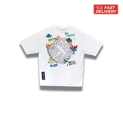 [2nd Archive] 3D フォーム グラフィック  Tシャツ(SAB39F)