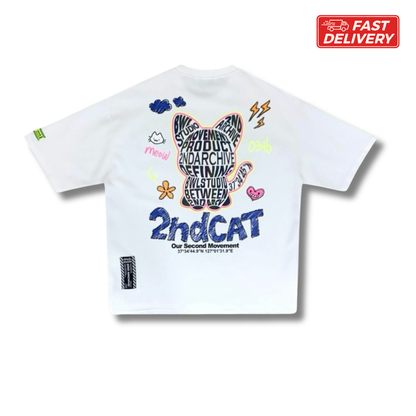 [2nd Archive]「2nd Cat」ロゴTシャツ(SAB122F)