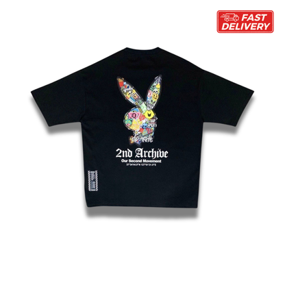 [2nd Archive] Play Bunny Graphic T-shirt (SAB97F)
