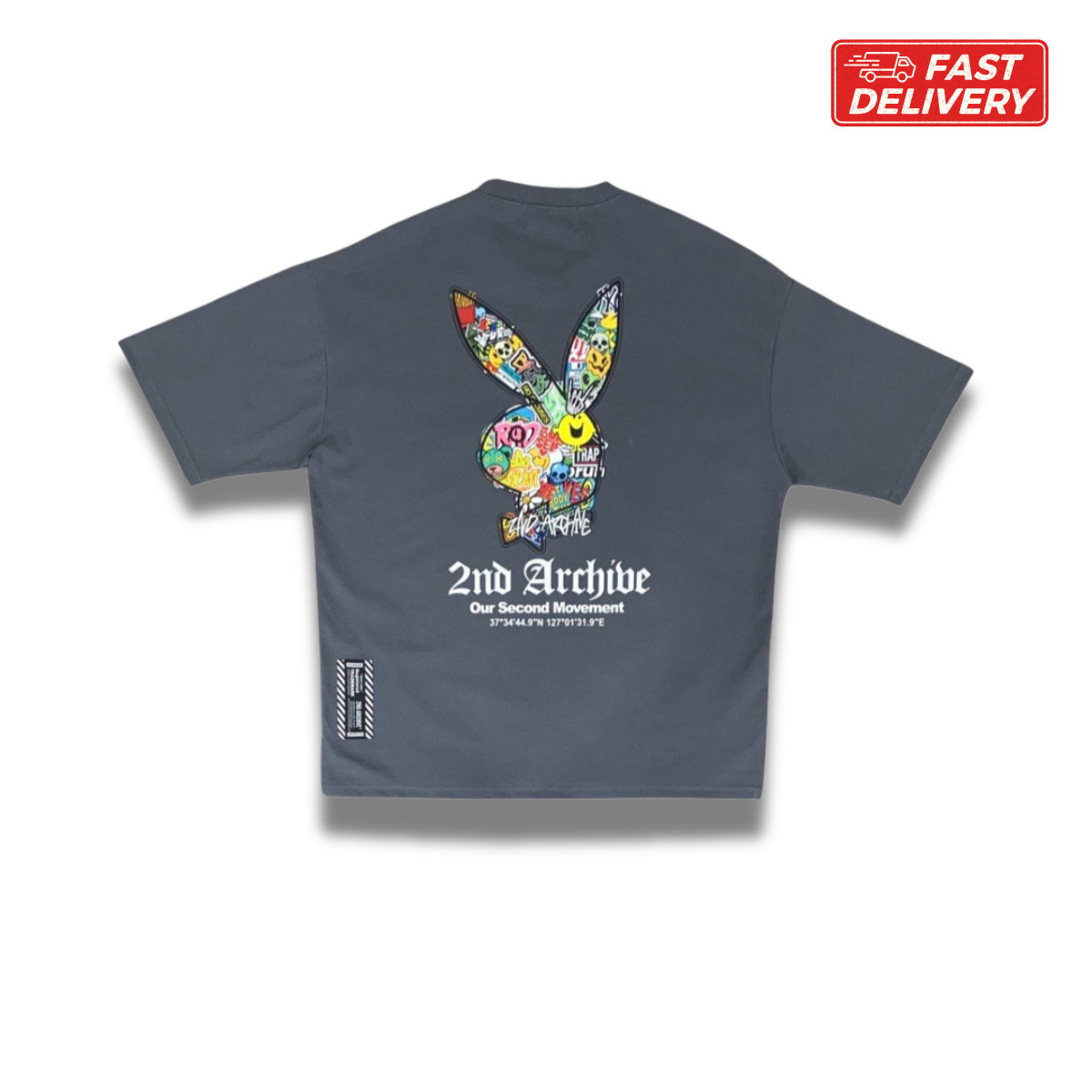 [2nd Archive] Play Bunny Graphic T-shirt (SAB97F)