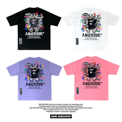 [2nd Archive]サークルダブキャットTシャツ(SAB223)