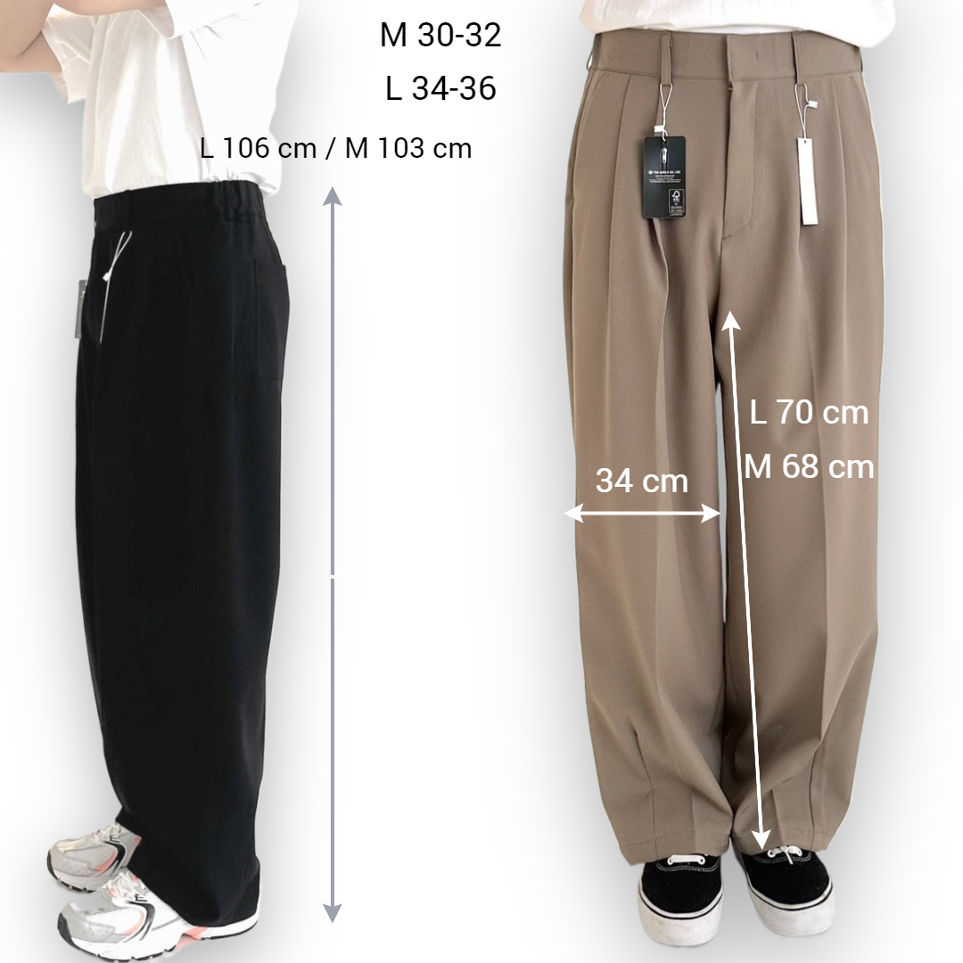 Korean street fashion slack pants, best seller, 2 colors