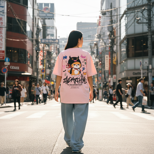 Back - Devil Cat Pink