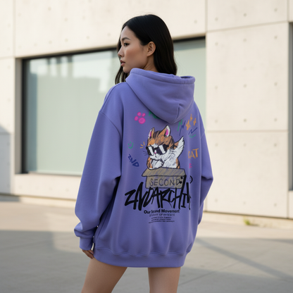 Box Cat Hoodie - Back