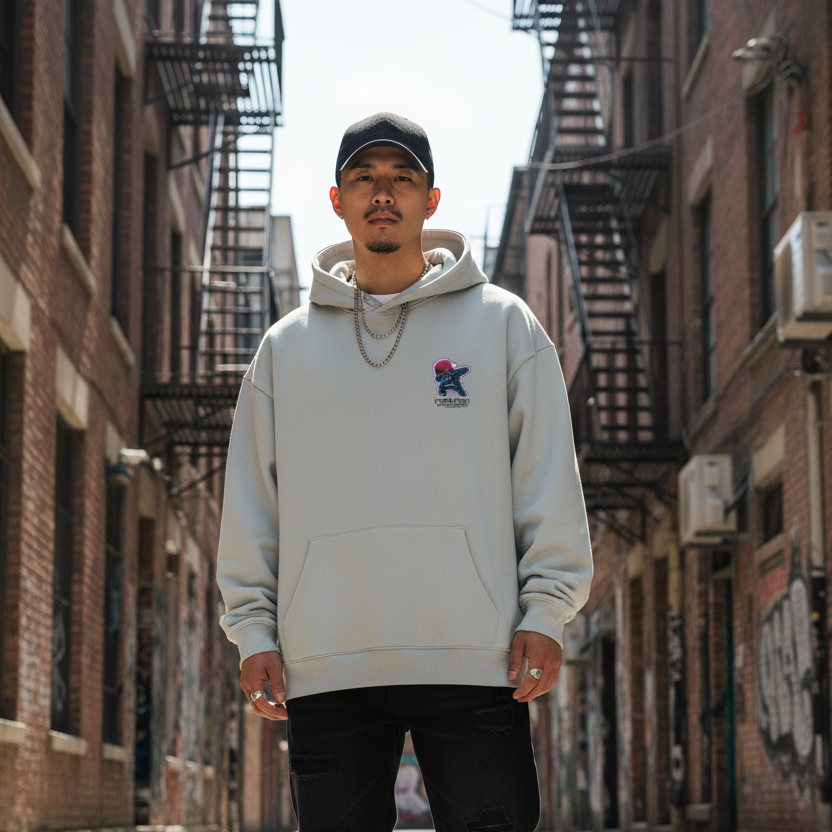 Bulldog Scotch Hoodie Lifestyle - Front View