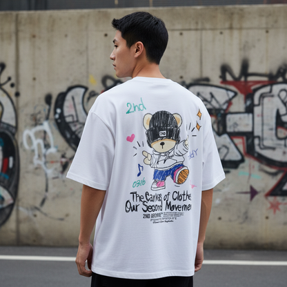 Dancing Teddy Bear T-shirt - Back View