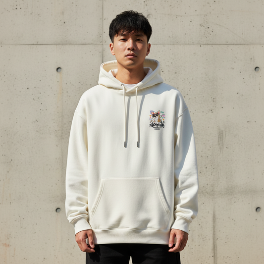 Dubbing Corgi Hoodie - Front