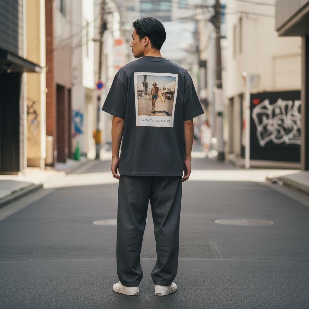 Faded Frames Co. カリフォルニア 1978 - Balanced Polaroid Back Graphic