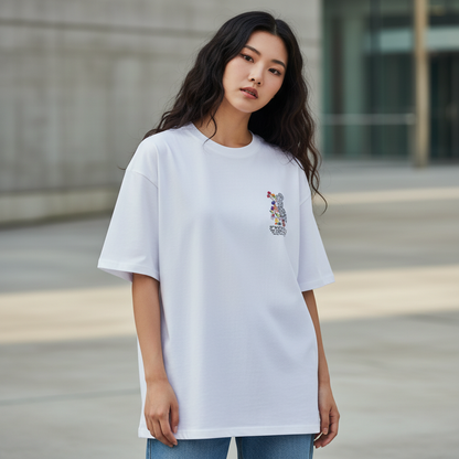 Floral Scotch Bear T-shirt - Front