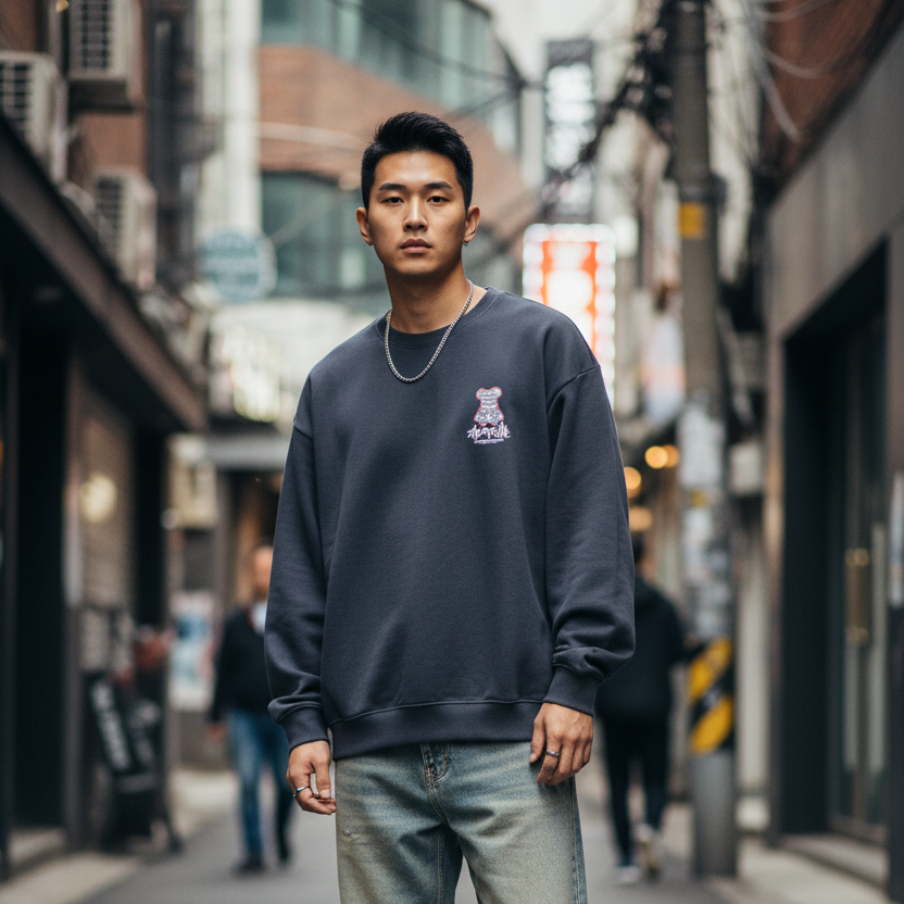 Glowing Bear Sweatshirt Lifestyle