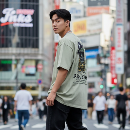 2ND ARCHIVE オーバーサイズTシャツ バックグラフィック ライフスタイル