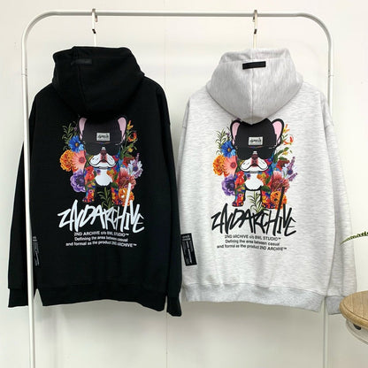 [2nd Archive]Flower Bulldog Hoodie(SAB56)