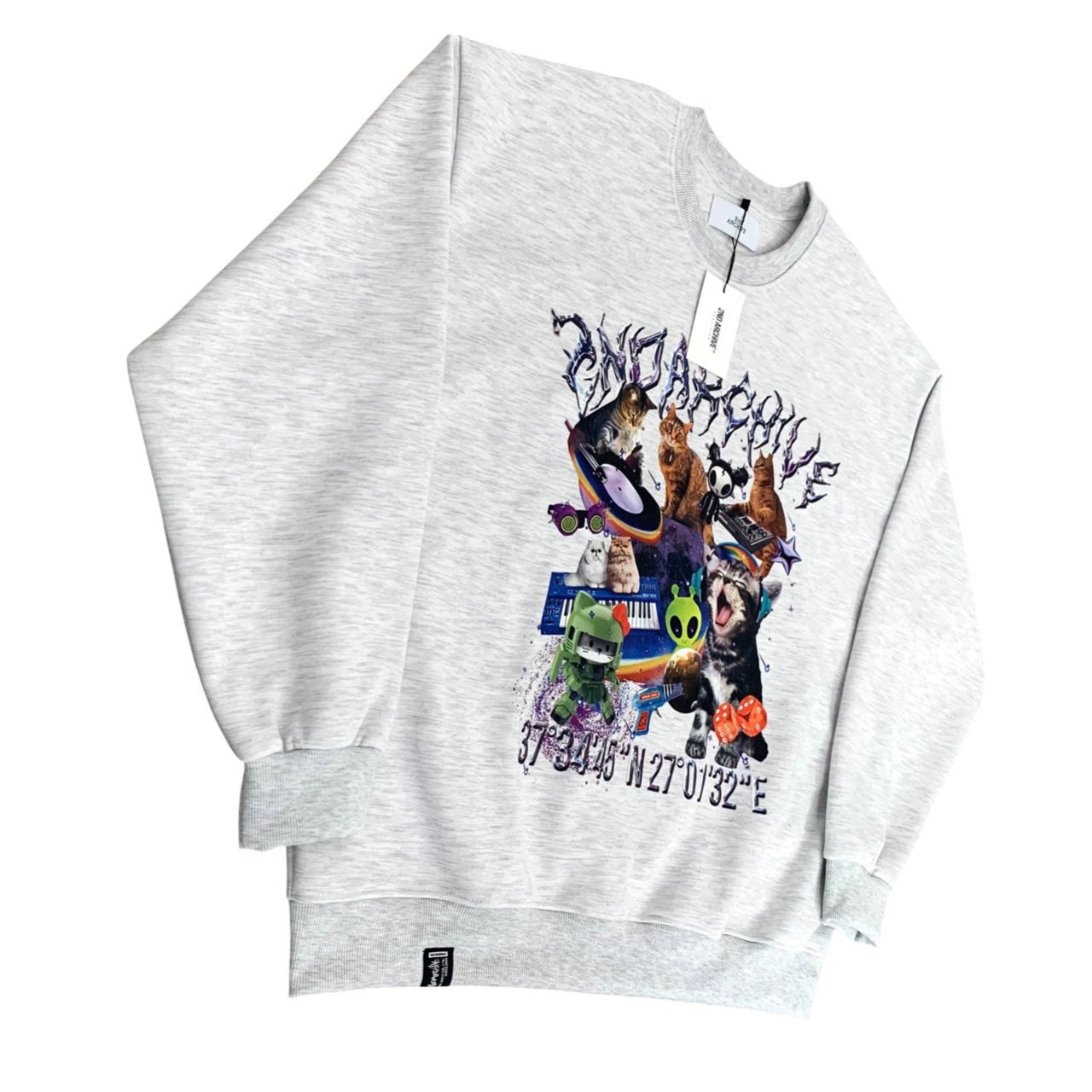 2nd Archive] Y2K キャット トレーナー Made in Korea – Hippada