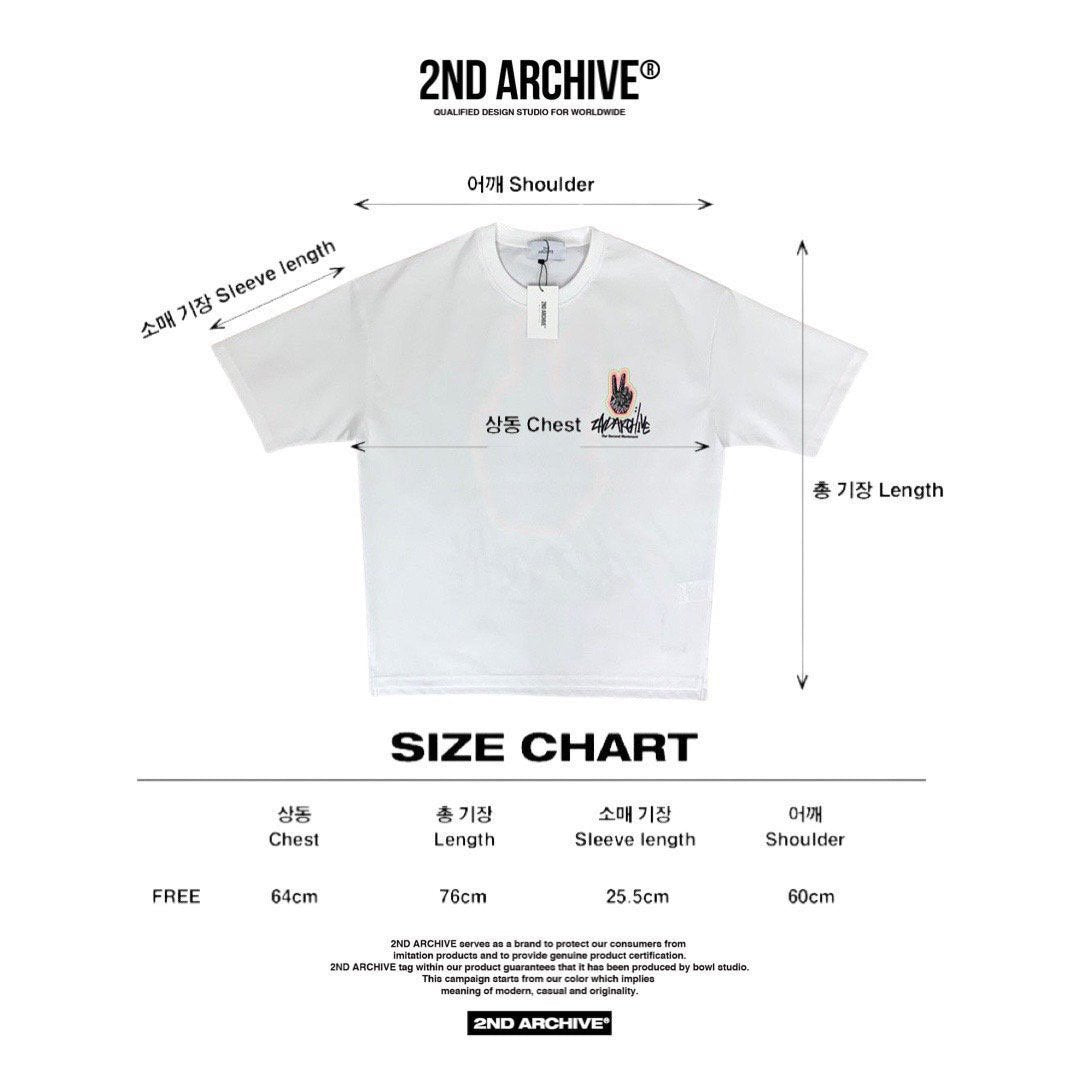 Size chart for t shirt