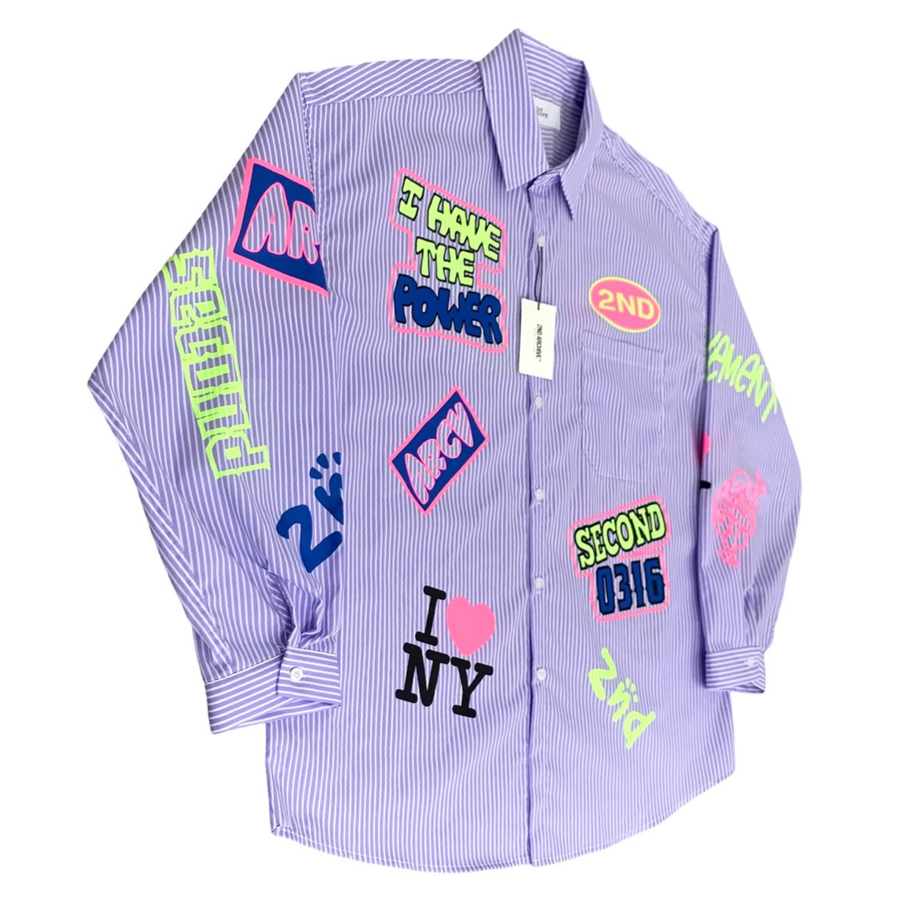 [2nd Archive] Love New York Print Shirt (SAB86)