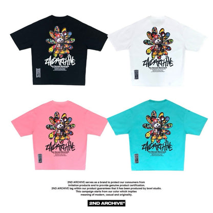 色鮮やかなテディベアが目を引く2025年トレンドTシャツ