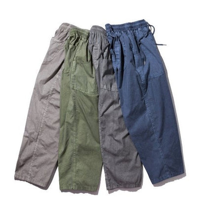 Loose fit Korean pants, adjustable waist, four colors