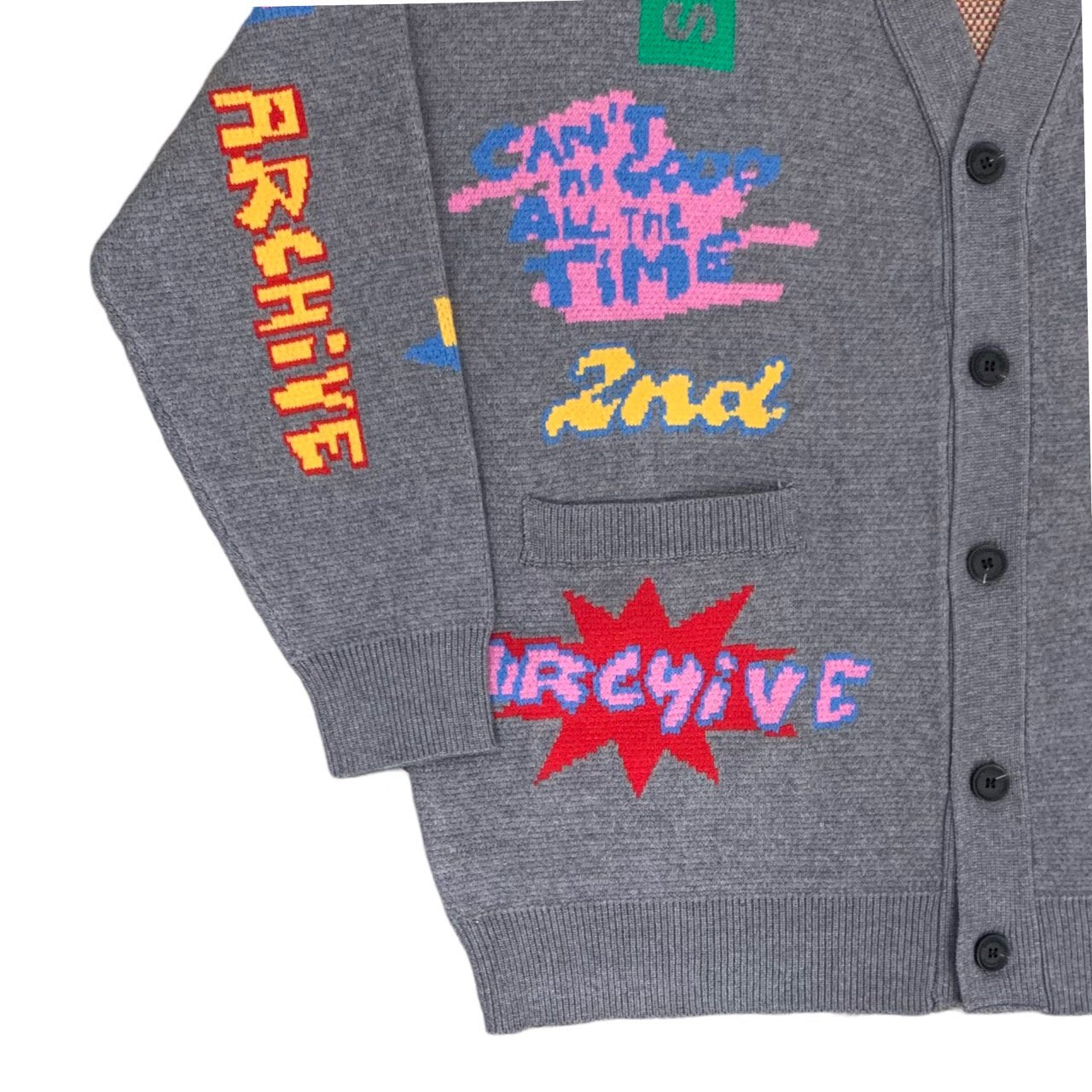 Unique design cardigan by Korean brand 2nd Archive