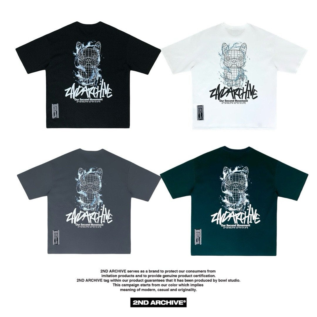 人気上昇中！韓国グラフィックTシャツ・犬好きにもおすすめ