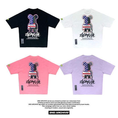 [2nd Archive]「USA」テディベアTシャツ(SAB123)