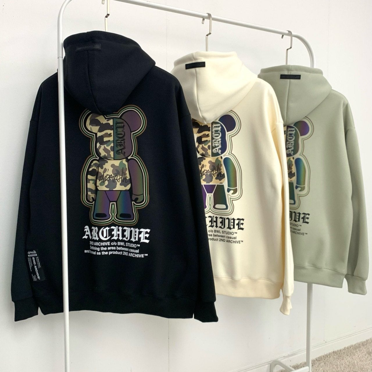 [2nd Archive] Camo Bear Scotch Hoodie (SAB90)