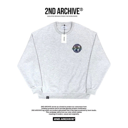 [2nd Archive] Globe Sign Logo Sweater (SAB91)