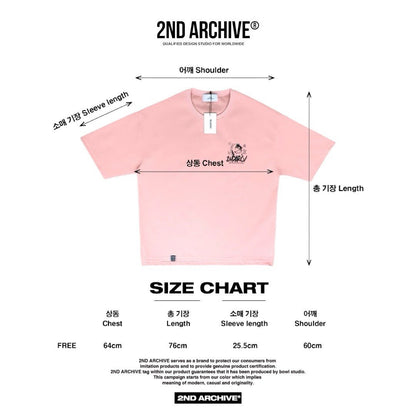 韓国ブランド2nd Archiveのポップアート風ネコTシャツ