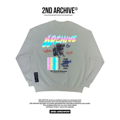 Graphic sweater with bold design unisex by 2nd Archive