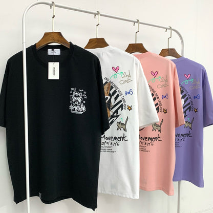 [2nd Archive]サークルロゴのクールな猫のTシャツ(SAB117)