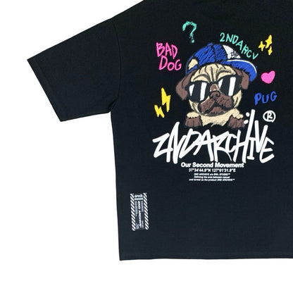 [2nd Archive]新しいパグクレヨンTシャツ(SAB145)