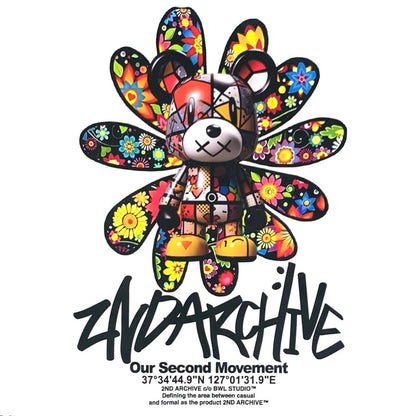 韓国ファッションブランドならではのアート系グラフィックTシャツ