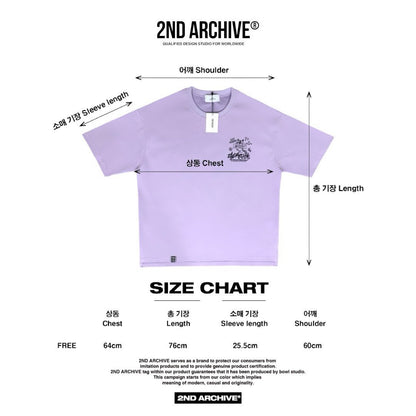 [2nd Archive] Cute Crayon Cat T-shirt (SAB127)