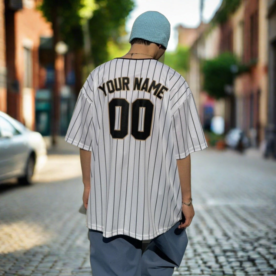 Street fashion baseball jersey, English print, best seller