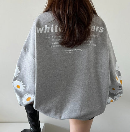 Unisex Korean sweater, best seller, flower print