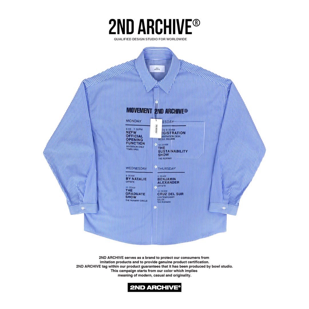 [2nd Archive] Schedule Print Shirt (SAB83)