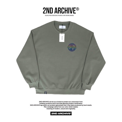 [2nd Archive] Globe Sign Logo Sweater (SAB91)