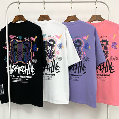 [2nd Archive]ピースベア反射Tシャツ(SAB126)