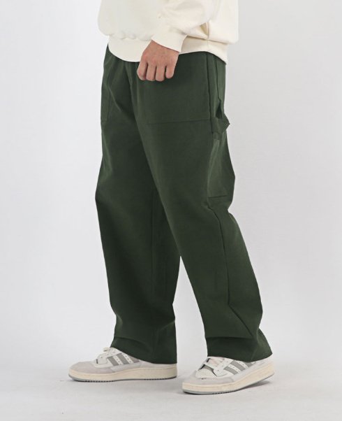 Hammer hook pants, Korean street style, regular fit.