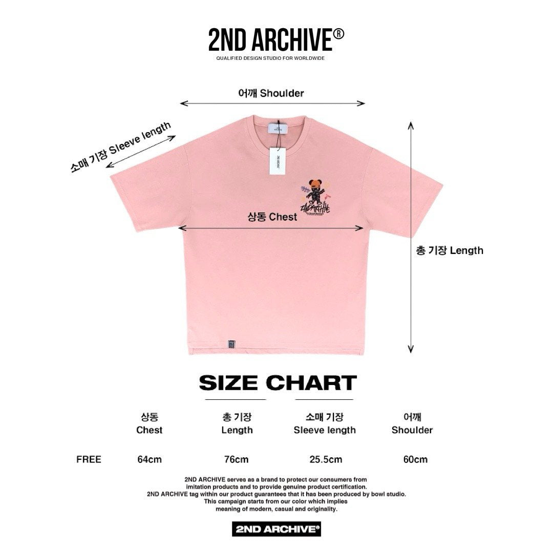 [2nd Archive]タトゥーテディベアTシャツ(SAB120F)