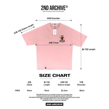 [2nd Archive]タトゥーテディベアTシャツ(SAB120F)