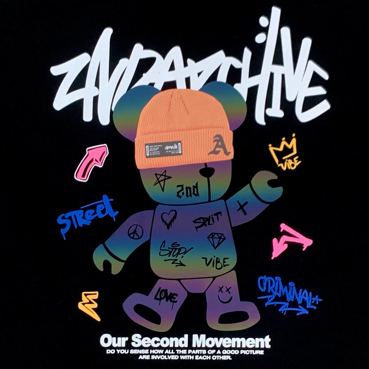 [2nd Archive]タトゥーテディベアTシャツ(SAB120F)