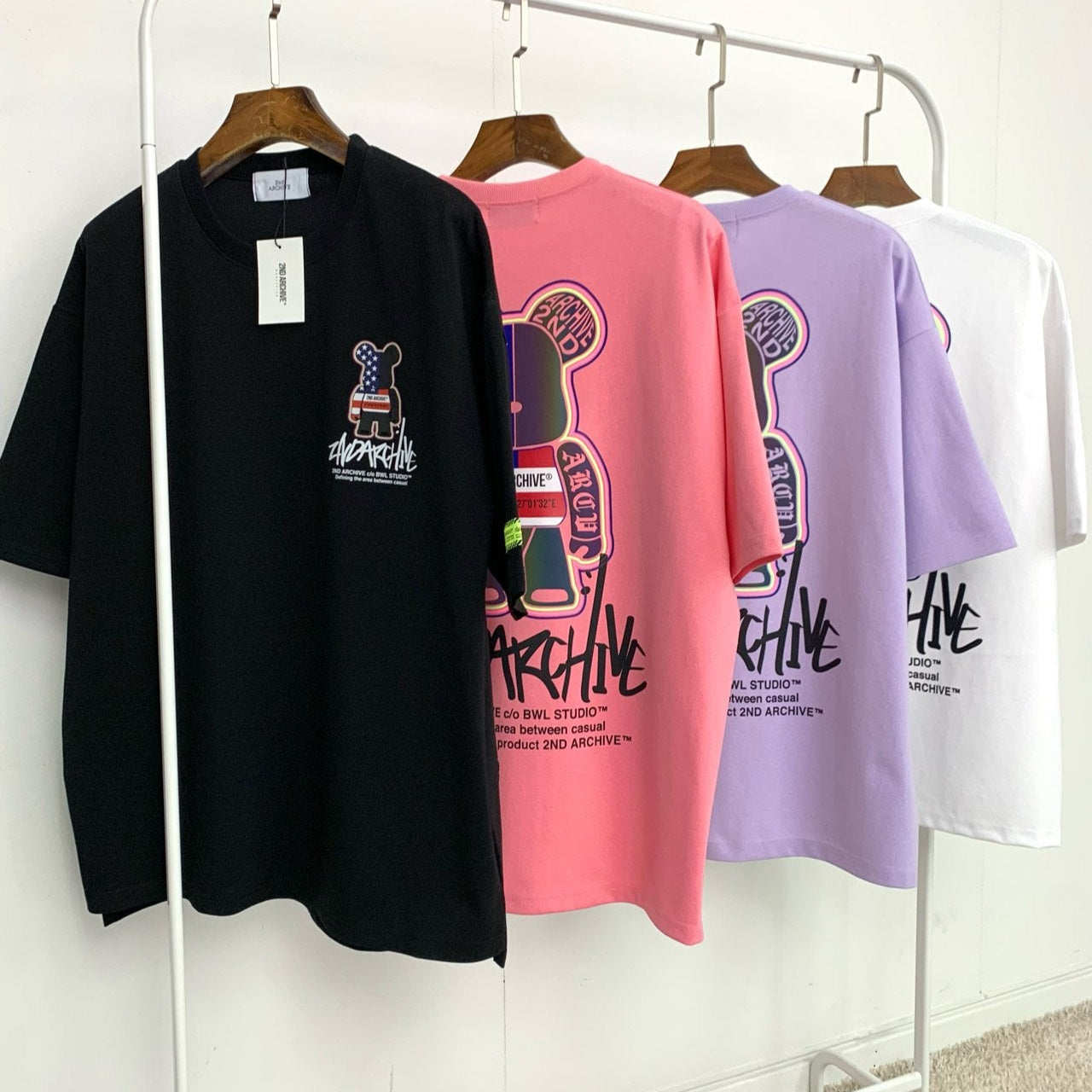 [2nd Archive]「USA」テディベアTシャツ(SAB123)