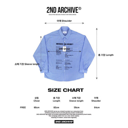 [2nd Archive] Schedule Print Shirt (SAB83)