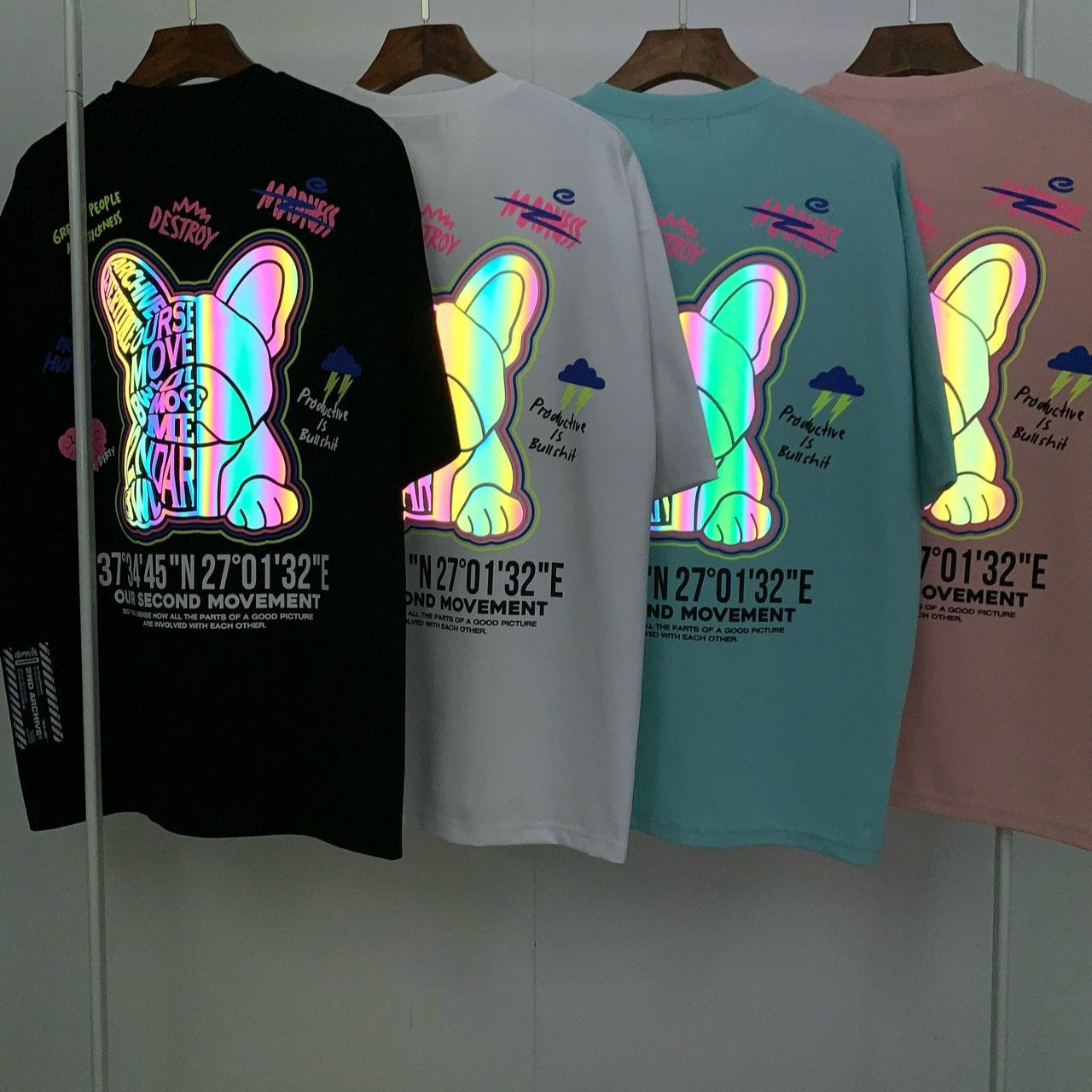 [2nd Archive]ブルドッグ反射Tシャツ(SAB124)